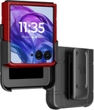 Hard Case & Belt Clip for Motorola RAZR+ 2024/2025 Phone, Moto RAZR Plus '24 '25