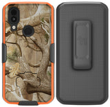 Hard Case Cover with Stand and Belt Clip Holster Combo for CAT S62 PRO Phone