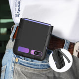 Hard Protector Case Cover + Belt Clip Holster for Samsung Galaxy Z Flip 5G Phone