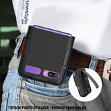 Hard Protector Case Cover + Belt Clip Holster for Samsung Galaxy Z Flip 5G Phone