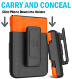 Hard Case and Belt Clip Holster for Samsung Galaxy Z Flip 3 5G