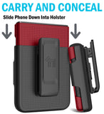 Hard Case and Belt Clip Holster for Samsung Galaxy Z Flip 3 5G