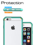 CLEAR TRANSPARENT AIR HYBRID ANTI-SHOCK TPU CASE HARD COVER FOR iPHONE 6 PLUS