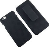 BLACK KICKSTAND HARD SHELL CASE + BELT CLIP HOLSTER FOR iPHONE 6 PLUS, 6s PLUS