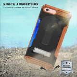 TRI-SHIELD CASE + BELT CLIP HOLSTER STRAP CARD SLOT STAND FOR APPLE iPHONE 7/8