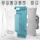 Tri-Shield Rugged Case Stand Card Slot Strap and Belt Clip for iPhone 8, 7