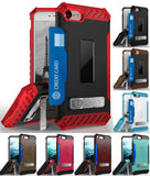 Tri-Shield Rugged Case Metal Kickstand Card Slot and Strap for iPhone 8 iPhone 7