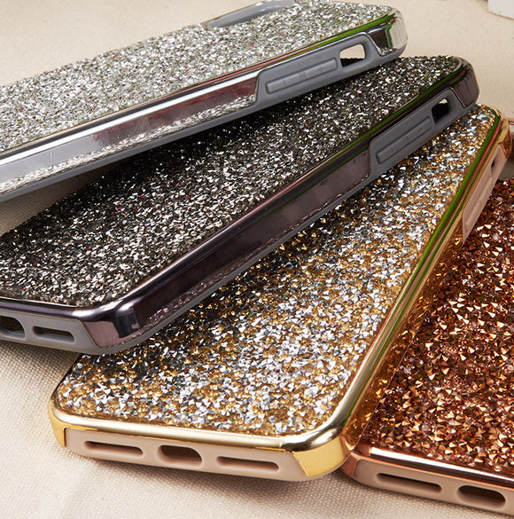 Studded Rock Crystal Bling Rhinestone Case Cover for iPhone Xs Max (10s Max)