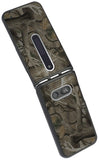 Grid Texture Case Slim Hard Shell Cover for LG Classic Flip Phone (L125DL)