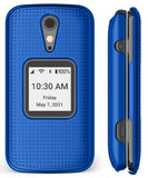 Grid Texture Case Slim Hard Shell Cover for Lively Jitterbug Flip 2 Phone, Flip2