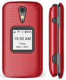 Grid Texture Case Slim Hard Shell Cover for Lively Jitterbug Flip 2 Phone, Flip2