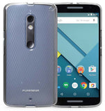 PUREGEAR SLIM SHELL CLEAR CASE HARD COVER FOR MOTOROLA DROID MAXX 2 XT1565
