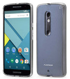 PUREGEAR SLIM SHELL CLEAR CASE HARD COVER FOR MOTOROLA DROID MAXX 2 XT1565