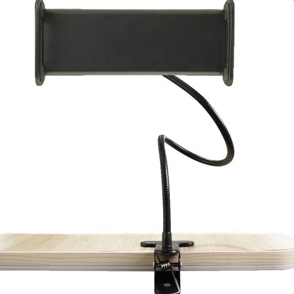 Universal Clip Mount Holder Long Flex Neck (Desk Table Counter) for Phone Tablet