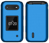 Grid Texture Hard Shell Case Cover for Nokia 2760 2780 Flip Phone (N139DL)