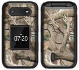 Grid Texture Hard Shell Case Cover for Nokia 2760 2780 Flip Phone (N139DL)