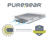 PUREGEAR DUALTEK PRO BLACK ANTI-SHOCK CASE HARD COVER FOR SAMSUNG GALAXY S7 EDGE