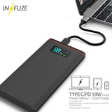 10000 MAH Quick Charge Portable Power Bank with LED - Universal for Cell Phone