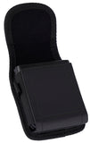 Black Leather Case Belt Clip Harness Pouch for Motorola RAZR Ultra Plus Z Flip 6