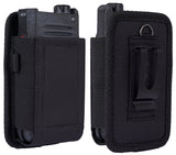 Black Case Pouch Belt Clip for Kyocera DuraXV Extreme, CAT S22, Sonim XP3plus 5G