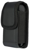 Black Leather Case Pouch Belt Clip for Kyocera DuraXV Extreme E4810 E4830 E4610