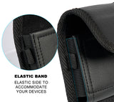 Vegan Leather Case Pouch Belt Loop Clip for Samsung Galaxy Z Flip 6 5 4 3 Phone