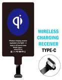 Wireless Charger Receiver Adapter for USB Type-C Cell Phone USBC