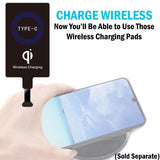 Wireless Charger Receiver Adapter for USB Type-C Cell Phone USBC