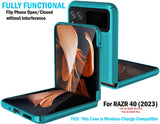 Hard Case Cover and Belt Clip Holster Combo for Motorola RAZR 2023 (aka RAZR 40)