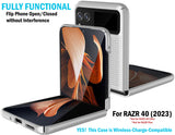 Hard Case Cover and Belt Clip Holster Combo for Motorola RAZR 2023 (aka RAZR 40)