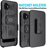 Rugged Case Stand and Belt Clip Holster for Samsung Galaxy XCover 6 Pro (2022)