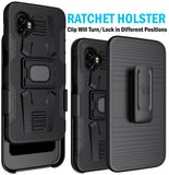 Rugged Case Stand and Belt Clip Holster for Samsung Galaxy XCover 6 Pro (2022)