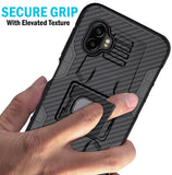 Rugged Case Stand and Belt Clip Holster for Samsung Galaxy XCover 6 Pro (2022)