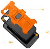 Rugged Case Stand and Belt Clip Holster for Samsung Galaxy XCover 6 Pro (2022)