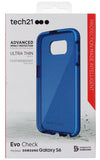 Tech21 BLUE EVO CHECK ANTI-SHOCK CASE TPU COVER FOR SAMSUNG GALAXY S6