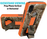 Hard Case Cover with Stand and Belt Clip Holster Combo for CAT S62 PRO Phone