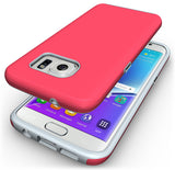 ANTI-SLIP TEXTURED GRIP SKIN HARD CASE COVER FOR SAMSUNG GALAXY S7 EDGE