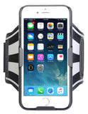 BLACK CASE COVER + ARMBAND STRAP COMBO ROTATING/REFLECTIVE FOR iPHONE 7