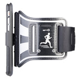 BLACK CASE COVER + ARMBAND STRAP COMBO ROTATING/REFLECTIVE FOR iPHONE 7