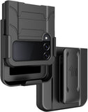 Rugged Case and Belt Clip Holster for Samsung Galaxy Z Flip 4 5G