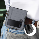 Rugged Case and Belt Clip Holster for Samsung Galaxy Z Flip 4 5G