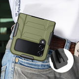 Rugged Case and Belt Clip Holster for Samsung Galaxy Z Flip 4 5G
