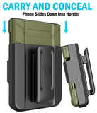Rugged Case and Belt Clip Holster for Samsung Galaxy Z Flip 4 5G