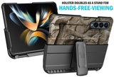 Rugged Case + Holster with Stand and S Pen Holder for Galaxy Z Fold 4
