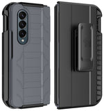 Rugged Case + Holster with Stand and S Pen Holder for Galaxy Z Fold 4