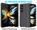 Rugged Case + Holster Belt Clip with Stand and S Pen Holder for Galaxy Z Fold 5