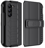 Rugged Case + Holster Belt Clip with Stand and S Pen Holder for Galaxy Z Fold 5