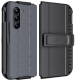 Rugged Case + Holster Belt Clip with Stand and S Pen Holder for Galaxy Z Fold 5