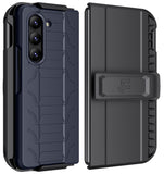 Rugged Case + Holster Belt Clip with Stand and S Pen Holder for Galaxy Z Fold 5