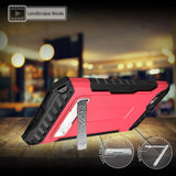 Tri-Shield Rugged Case Stand Card Slot Strap and Belt Clip for iPhone 8, 7